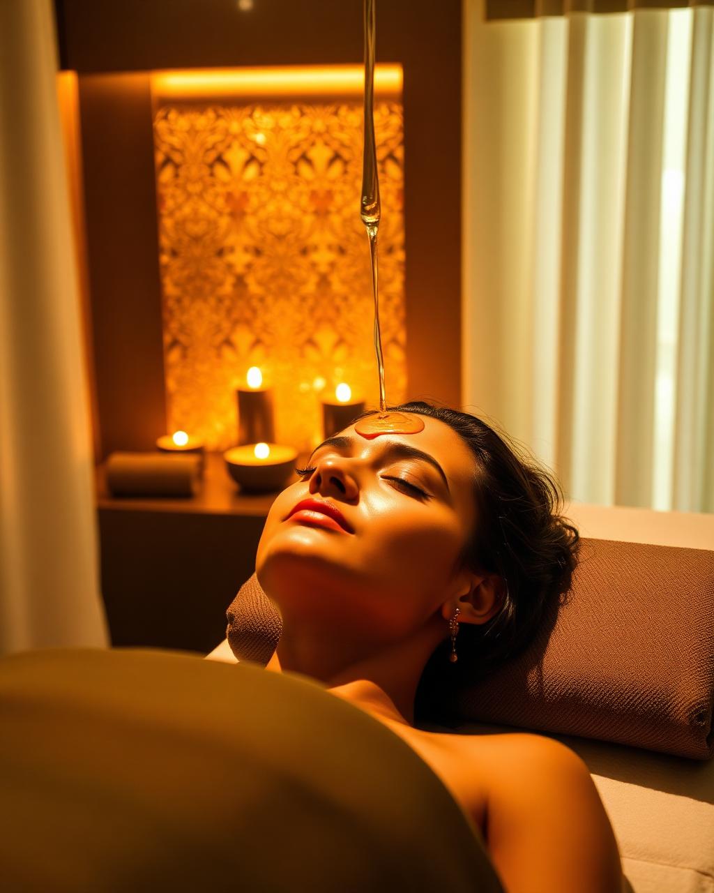 Shirodhara therapy