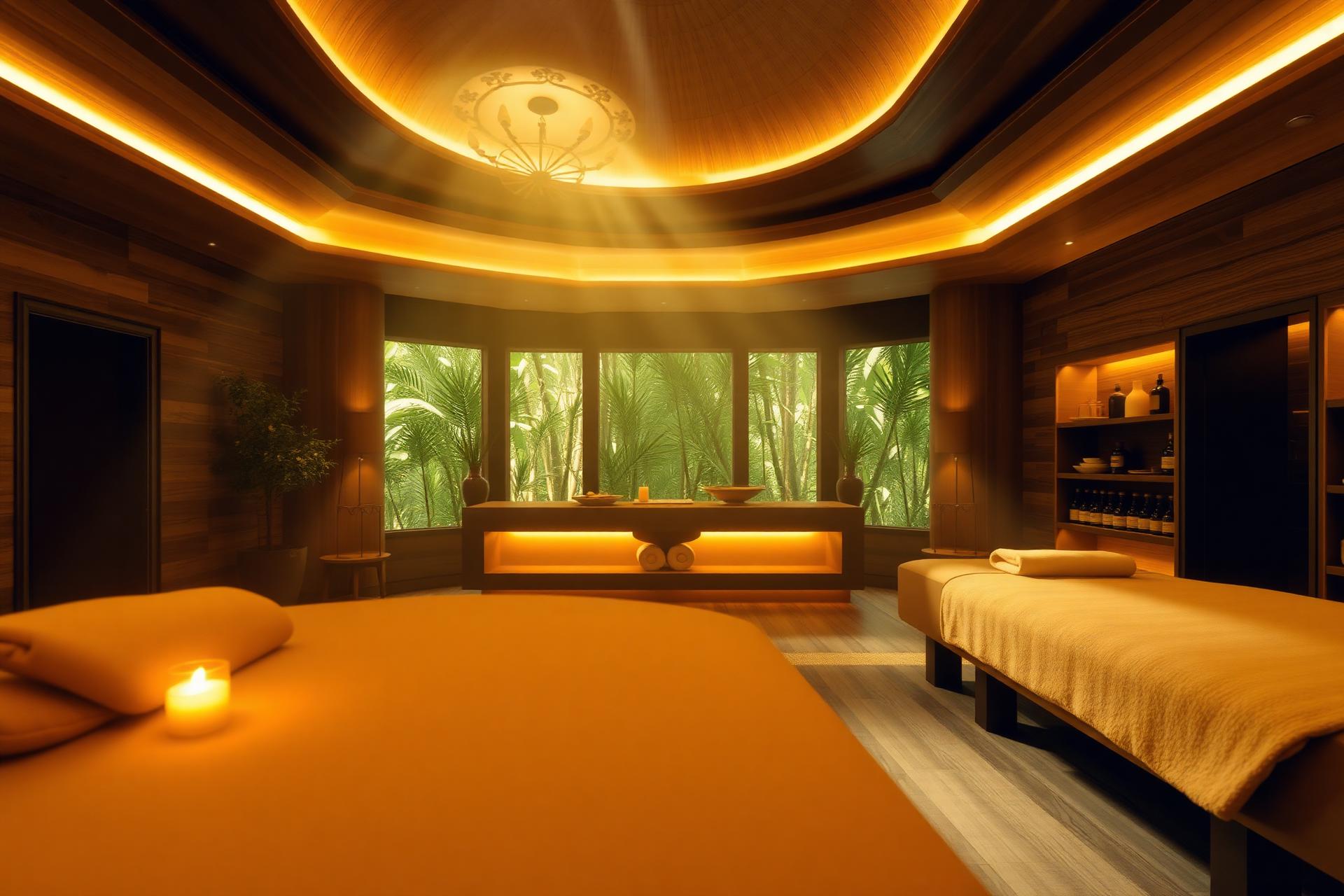 Ayurvedic healing environment